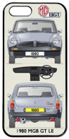 MGB GT LE 1980 Phone Cover Vertical